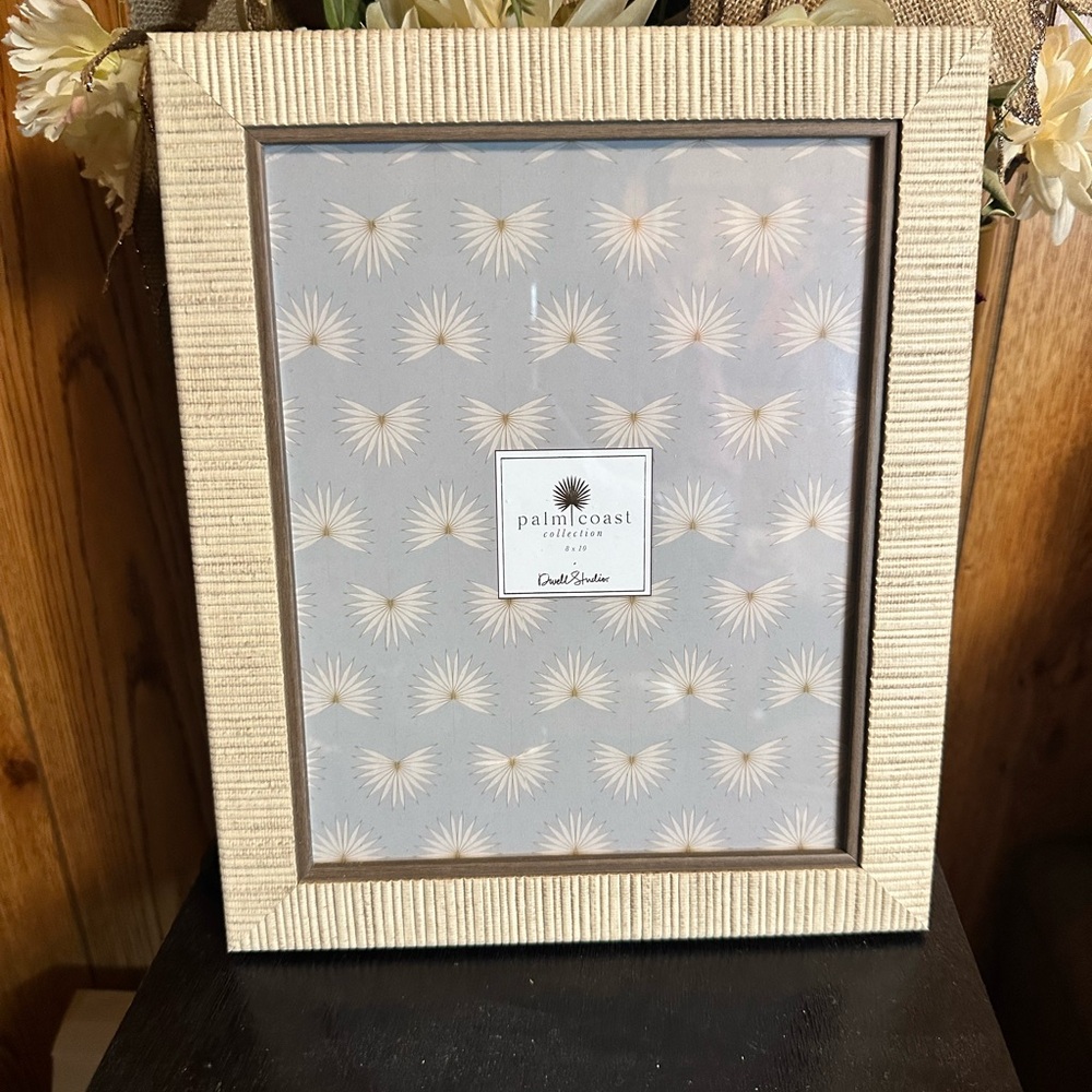 Dwell Studios Picture Frame with Decorative Accents and Ribbed Pattern 8x10